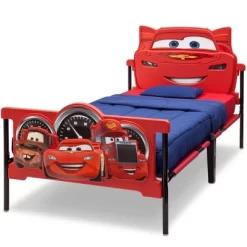 Twin Disney Pixar Cars Plastic 3D Bed - Delta Children -Children Furniture Store GUEST 007faff1 ceb9 486d b372 1b86630a5013