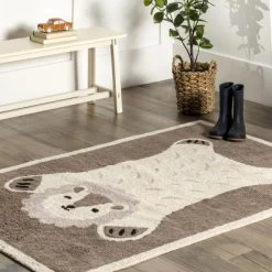 NuLOOM Reika Lion Cub Machine Washable Kids Area Rug 18 NuLOOM Reika Lion Cub Machine Washable Kids Area Rug -Children Furniture Store GUEST 02e54235 bcba 4968 a0f7 2e0a084dec71