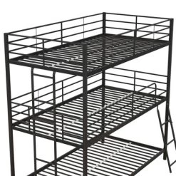 Triple Twin Zeke Metal Bunk Bed - Room & Joy -Children Furniture Store GUEST 038eee45 0945 4561 9171 bba037da82d1