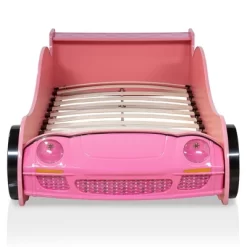 Twin Naglin Racing Car Bed With Led Headlight Pink - HOMES: Inside + Out -Children Furniture Store GUEST 03af96c4 c958 496e b752 225dee1cfe58