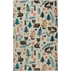 Raccoon Woodland Rug Cream - Mohawk -Children Furniture Store GUEST 04e372d1 2119 4cd8 bf8a 9cb87921bd08