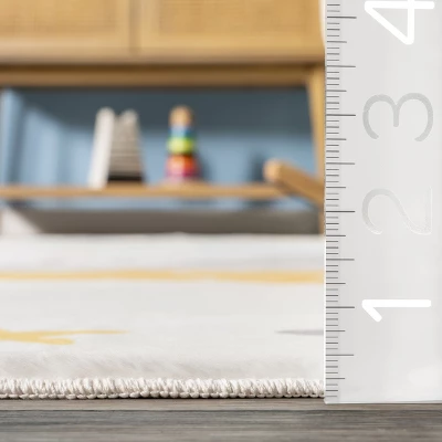 NuLOOM Sweet Dreams Machine Washable Kids Area Rug 4 NuLOOM Sweet Dreams Machine Washable Kids Area Rug - Image 2