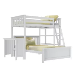Max & Lily L-Shaped Twin Over Full Bunk Bed With Bookcase And Desk -Children Furniture Store GUEST 06b8bd00 886c 4a31 a6ee 6eb6126d52b3