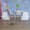Emma And Oliver 4 Pack Kids Shaggy Dog Accent Chair - Desk Chair - Playroom Chair -Children Furniture Store GUEST 0755756e 065b 43b1 b920 43ec0cdbfa4f