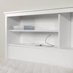Twin Vito Bookcase Headboard Pure White - South Shore -Children Furniture Store GUEST 078d809e ee9f 4084 9387 2281a6cc24cb