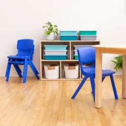 ECR4Kids Plastic School Stack Chair For Indoors And Outdoors, 12in Seat Height, 4-Pack -Children Furniture Store GUEST 0a5375b2 7cd5 4636 8096 7a1f63f83850