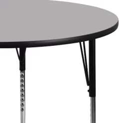 Emma And Oliver 48" Round Laminate Adjustable Activity Table -Children Furniture Store GUEST 0a770e22 5adb 4701 a061 da8ccd838047 1