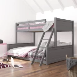 Twin Over Full Capri Wood Bunk Bed Gray - Hillsdale Furniture -Children Furniture Store GUEST 0a7857c9 d65f 4ff6 8655 89493961b5b0
