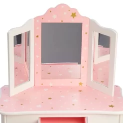 Fashion Twinkle Star Gisele Play Vanity Set Pink/White - Teamson Kids -Children Furniture Store GUEST 0c149566 f47b 46dc 8f41 48e74f4c1359