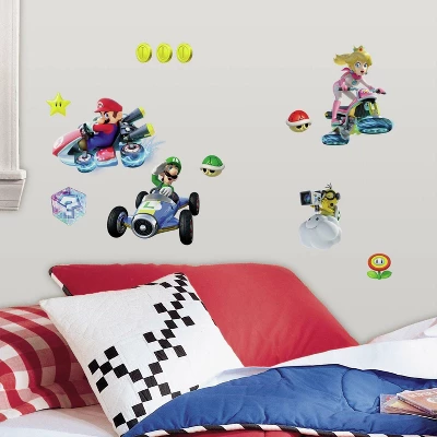 Roommates Ninetendo Mario Kart 8 Peel And Stick Wall Decal 4 Roommates Ninetendo Mario Kart 8 Peel And Stick Wall Decal - Image 2