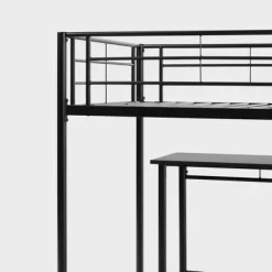 Twin Analise Metal Low Loft Bed With Desk And Storage Black - Saracina Home 17 Twin Analise Metal Low Loft Bed With Desk And Storage Black - Saracina Home -Children Furniture Store GUEST 0c84b46d 2c9c 4f4a b05a 925408f4ae67