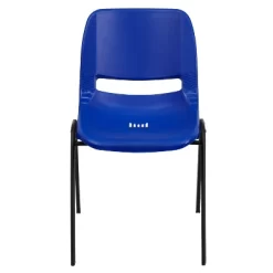 Emma And Oliver Ergonomic Kid's Shell Stack Chair - 12" Seat Daycare Home School -Children Furniture Store GUEST 0cccc592 2d94 4c2c 8c0b 834e4fdf24e4