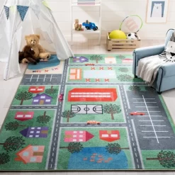 Kids Playhouse KPH200 Power Loomed Area Rug - Safavieh