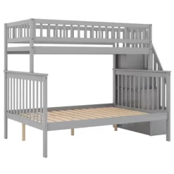 Twin Over Full Stairway Bunk Bed With Storage-ModernLuxe -Children Furniture Store GUEST 0e34097d 1b8c 41c3 92a8 37dba37d8814