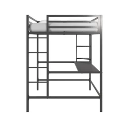Full Maxwell Metal Loft Bed With Desk & Shelves - Novogratz -Children Furniture Store GUEST 0f22f7ef 2927 4763 967c f6b9019e244a