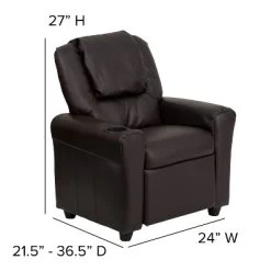 Flash Furniture Contemporary Kids Recliner With Cup Holder And Headrest -Children Furniture Store GUEST 0f4a7cbb 1d6f 4e82 a459 ae263e3ab59b