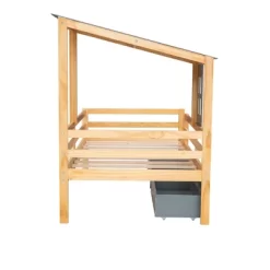 Twin Size House Low Loft Bed With Two Storage Drawers - ModernLuxe -Children Furniture Store GUEST 0f666091 bf13 4454 ac3f 1cc0a4331580