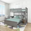 Max & Lily L-Shaped Twin Over Full Bunk Bed With Bookcase And Desk 2 Max & Lily L-Shaped Twin Over Full Bunk Bed With Bookcase And Desk -Children Furniture Store GUEST 100c5381 8bc3 4e1c bfb3 baac6bc0aeae