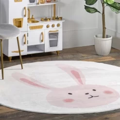NuLOOM Crystal Rabbit Kids Machine Washable Area Rug 18 NuLOOM Crystal Rabbit Kids Machine Washable Area Rug -Children Furniture Store GUEST 10111a47 e092 417f b4e0 a93c13621533
