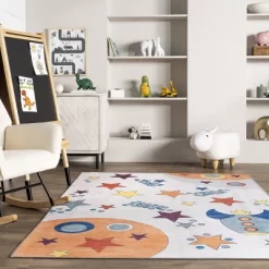 NuLOOM Leonie Outer Space Machine Washable Kids Area Rug 17 NuLOOM Leonie Outer Space Machine Washable Kids Area Rug -Children Furniture Store GUEST 101e8c31 c51c 4108 bc8a 2f93d8efb38a