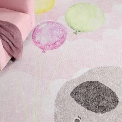 Nursery Elephant Colorful Kids Playroom Indoor Area Rug By Blue Nile Mills -Children Furniture Store GUEST 10829981 0ad5 43f0 b6b0 032aa4dc8d6b