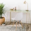 Jacqueline Maldonado Stratus Sage Desk With Gold Aston Legs - Deny Designs -Children Furniture Store GUEST 13d81677 c50a 4e95 b12e 3f80623065f7