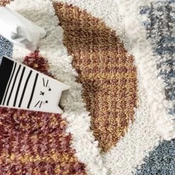 NuLOOM Chaya Abstract High/Low Kids Tassel Area Rug -Children Furniture Store GUEST 15116ec7 6386 40e6 a180 2f37d97c896a