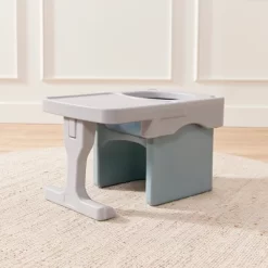 ECR4Kids Tri-Me Cube Chair Desk, Kids Furniture, Light Grey -Children Furniture Store GUEST 1549ec42 8063 49a2 bc1e 7c1561a4d024