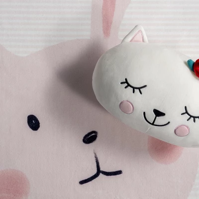 NuLOOM Crystal Rabbit Kids Machine Washable Area Rug 7 NuLOOM Crystal Rabbit Kids Machine Washable Area Rug - Image 5