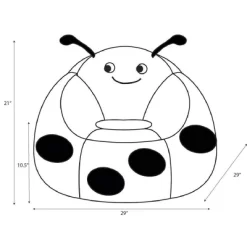Ladybug Kids' Bean Bag Chair - Pillowfort™ -Children Furniture Store GUEST 1660bcba 5e0e 4df1 b7f0 9cda9c9c18e8