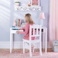 Guidecraft Kids' Dahlia Desk And Chair Set -Children Furniture Store GUEST 16d38097 8751 47d4 8a7f 50c24a2285e5