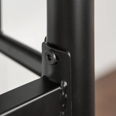 Twin Analise Metal Low Loft Bed With Desk And Storage Black - Saracina Home 5 Twin Analise Metal Low Loft Bed With Desk And Storage Black - Saracina Home - Image 3