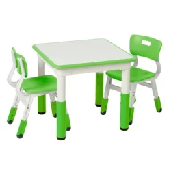 ECR4Kids Square Resin Dry-Erase Adjustable Activity Table With 2 Chairs (3-Piece Set) 19 ECR4Kids Square Resin Dry-Erase Adjustable Activity Table With 2 Chairs (3-Piece Set) -Children Furniture Store GUEST 1738580c 9a53 4444 acb7 6400907754d4