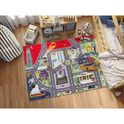 KC CUBS | Batman Gotham City Boy & Girl Kids City Road Car Vehicle Traffic Educational Learning & Game Nursery Classroom Rug Carpet 4 KC CUBS | Batman Gotham City Boy & Girl Kids City Road Car Vehicle Traffic Educational Learning & Game Nursery Classroom Rug Carpet - Image 2
