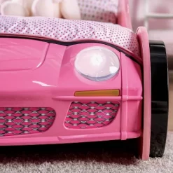 Twin Naglin Racing Car Bed With Led Headlight Pink - HOMES: Inside + Out -Children Furniture Store GUEST 191dacaa 9e3c 4180 befd 1ac3e0e39890