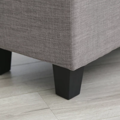 Ben Tufted Storage Ottoman - Abbyson Living 7 Ben Tufted Storage Ottoman - Abbyson Living - Image 5