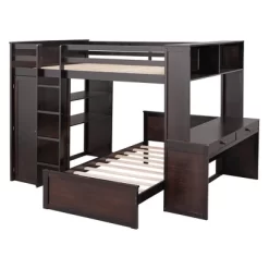 Loft Bed With Stand-Alone Bed, Shelves, Desk And Wardrobe - ModernLuxe 17 Loft Bed With Stand-Alone Bed, Shelves, Desk And Wardrobe - ModernLuxe -Children Furniture Store GUEST 1a13941b f864 40ec b447 95ba257c5876