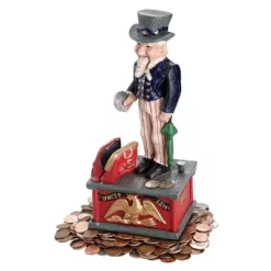 Design Toscano Uncle Sam Cast Iron Mechanical Bank -Children Furniture Store GUEST 1a2d579d 6110 4c9c b902 0649a1f2da29
