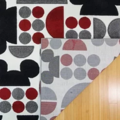 Disney Mickey Mouse Encore 7'10"x10' Indoor Spheres Area Rug Red/Black/Gray 7 Disney Mickey Mouse Encore 7'10"x10' Indoor Spheres Area Rug Red/Black/Gray -Children Furniture Store GUEST 1d3745ab f0bc 4ea5 b48e b8ea8f4576f0