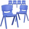 Flash Furniture 6 Pack Plastic Stackable School Chair With 13.25" Seat Height -Children Furniture Store GUEST 1e581748 cece 42d4 9c7a ebca85e57631