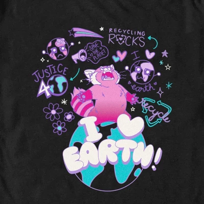 Men's Turning Red Justice 4 Earth T-Shirt 3 Men's Turning Red Justice 4 Earth T-Shirt