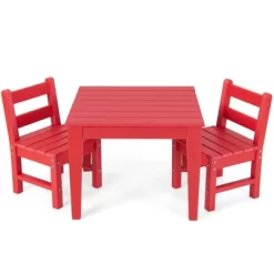 Costway 3PCS Kids Table & 2 Chairs Set Outdoor Heavy-Duty All-Weather Activity Table Set 27 Costway 3PCS Kids Table & 2 Chairs Set Outdoor Heavy-Duty All-Weather Activity Table Set -Children Furniture Store GUEST 20a4e612 2d5a 4074 93bb 0ba77e0da4d9
