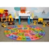 KC CUBS Boy & Girl Kids ABC Alphabet W/ Animals & Sounds Educational Learning & Fun Game Play Nursery Bedroom Classroom Oval Rug Carpet -Children Furniture Store GUEST 20d38028 b3e3 44d8 9d11 b0b53269bd0c