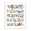 24"x1.5"x30" Boho Animal Abc's Oversized Stretched Canvas Wall Art - Stupell Industries -Children Furniture Store GUEST 215b4665 3bca 49ce b1db 20169c064e54