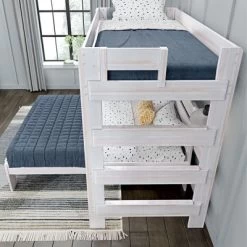 Max & Lily Farmhouse Twin Over Full L-Shaped Bunk Bed With Desk 9 Max & Lily Farmhouse Twin Over Full L-Shaped Bunk Bed With Desk -Children Furniture Store GUEST 224ec98e b4ef 4c3e 9508 40dd42c3a990