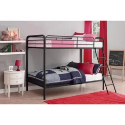Twin Over Twin Evan Metal Bunk Bed - Room & Joy -Children Furniture Store GUEST 22d49ccd 451a 40e5 b452 1c25d73a1809