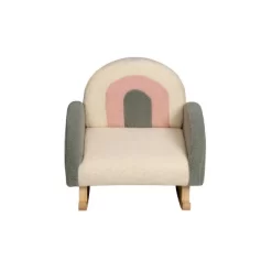 Upholstered Rocking Chair White/Pink/Gray - Gift Mark 7 Upholstered Rocking Chair White/Pink/Gray - Gift Mark -Children Furniture Store GUEST 24dc48c0 439a 4fed 8852 f27e5b8d7859