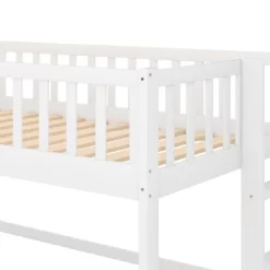 Twin Size Loft Bed With Ladder And Slide-ModernLuxe -Children Furniture Store GUEST 25b31b1a 437b 4cdd 89a6 f5bc5fe37b50