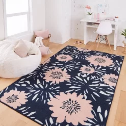 Flower Burst Rug Navy - Mohawk