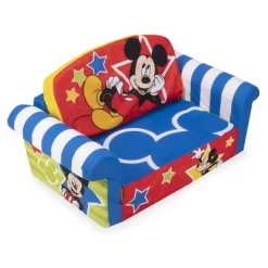 Marshmallow Furniture Disney's 2 In 1 Flip Open Compressed Foam Sofa And Sleeper Bed With Washable Cover -Children Furniture Store GUEST 273a2f3e 0c9f 4c4d 9864 31ed14a42978